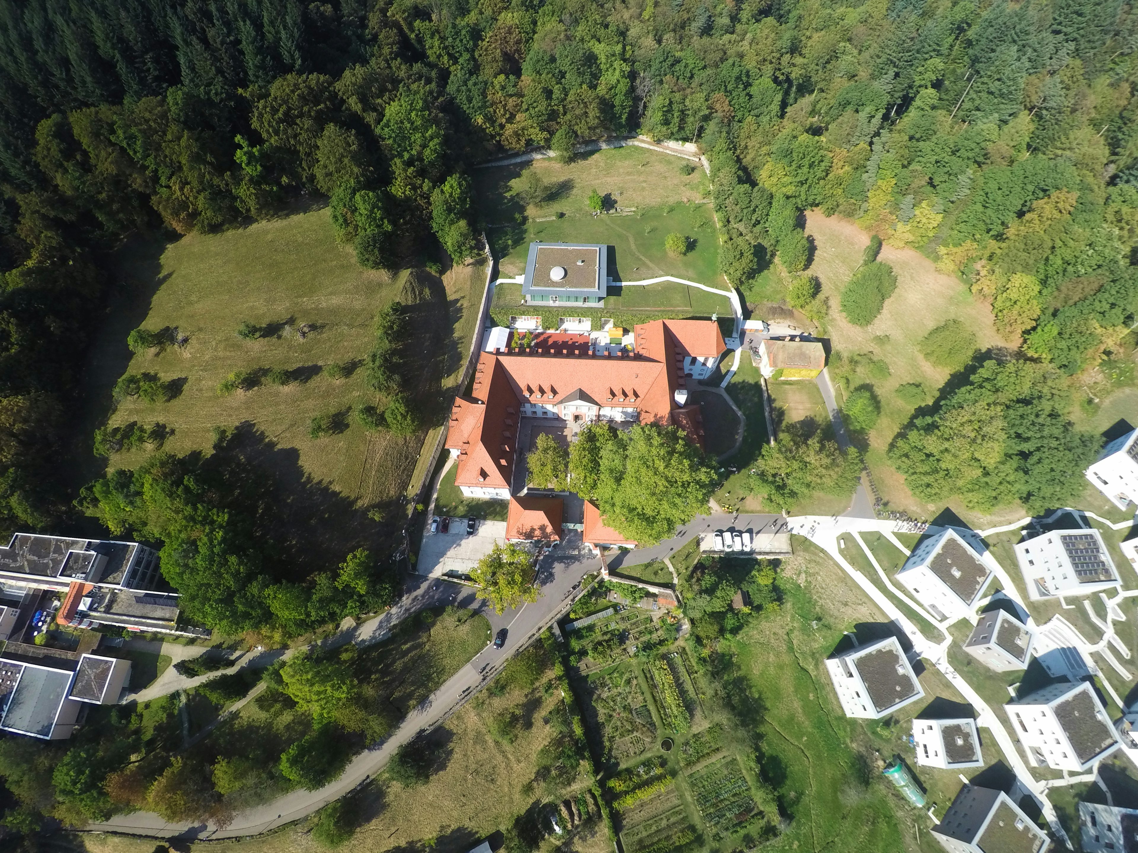 An aerial shot of the UWC Robert Bosch College